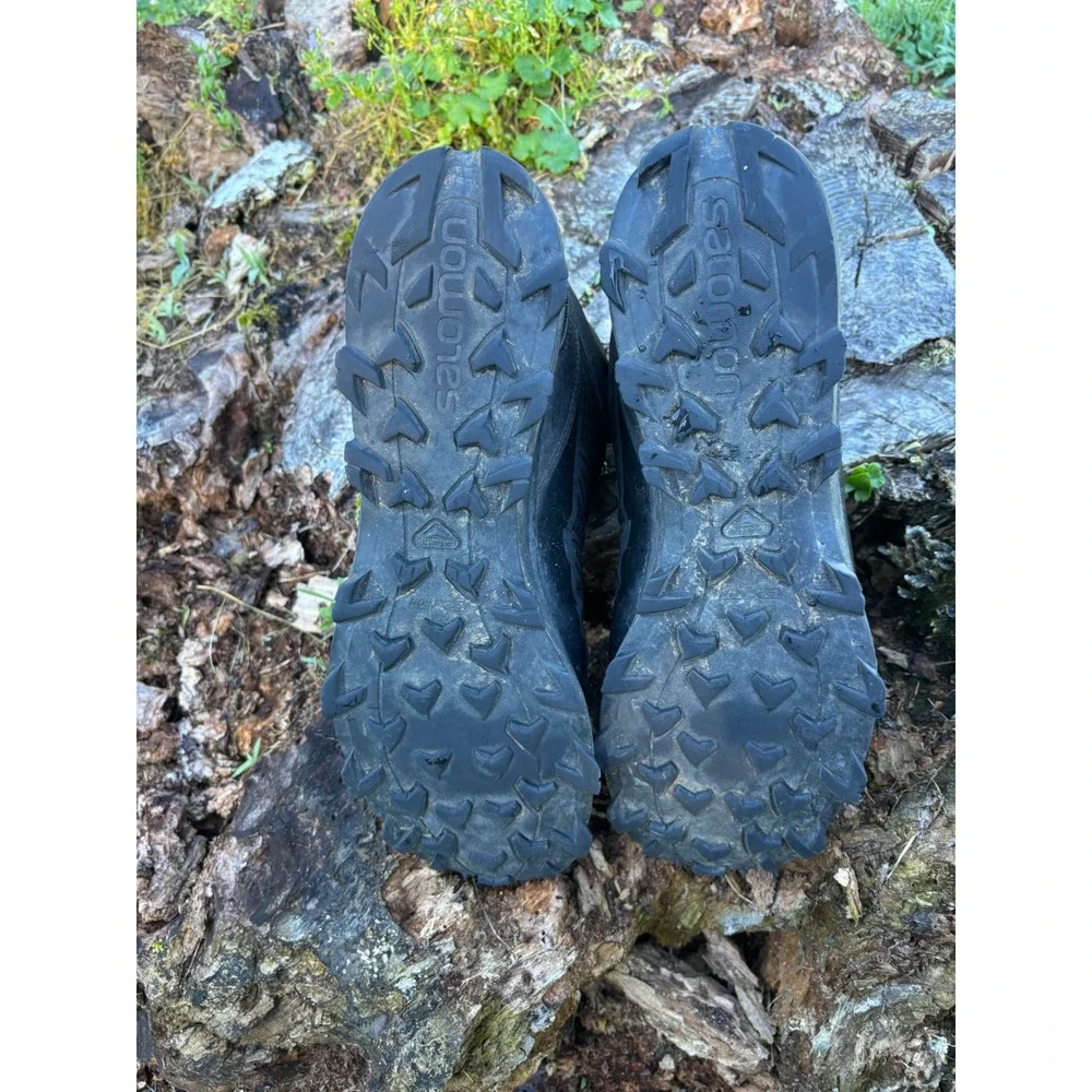 Salomon XA Forces Mid Black Tactical Boots Mens 12 394724 Hiking Combat Shoes